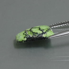 Turquesa Amarelo verde Natural 3.45ct, Forma extravagante, Opaco