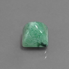 Turquesa verde natural 2,32ct, quadrado, opaco