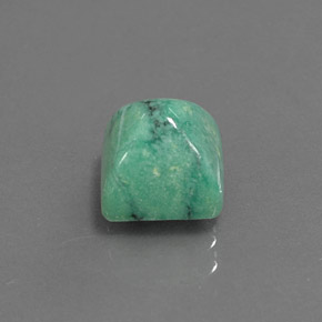 Turquesa verde natural 2,33ct, quadrado, opaco