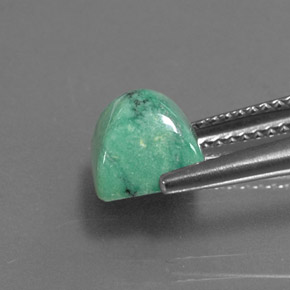Turquesa verde natural 2,33ct, quadrado, opaco