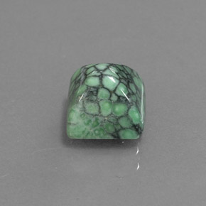 Turquesa verde natural 2,29ct, quadrado, opaco