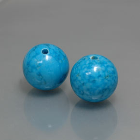 Pedras preciosas de Turquesa Azul natural de  ct, Esfera / Bola, Opaco
