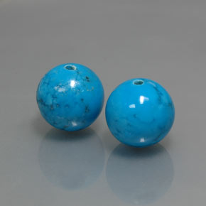Pedras preciosas de turquesa azul natural de  ct, esfera / bola, opaco