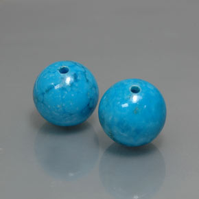 Pedras preciosas de Turquesa Azul natural de  ct, Esfera / Bola, Opaco