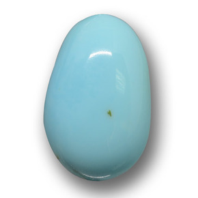 Turquesa Azul Natural 3.44ct, Forma extravagante, Opaco