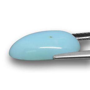 Turquesa Azul Natural 3.44ct, Forma extravagante, Opaco