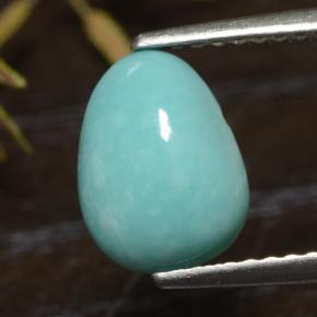 Turquesa Azul Natural 1.49ct, Forma extravagante, Opaco