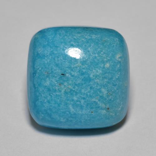 Turquesa Azul verde Natural 7.57ct, Almofada cortada, Opaco
