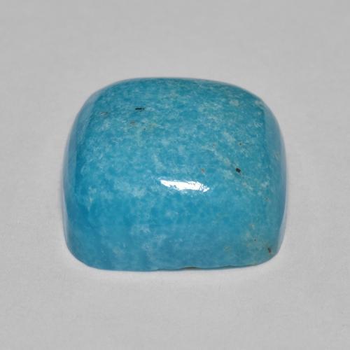 Turquesa Azul verde Natural 7.57ct, Almofada cortada, Opaco
