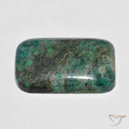 Turquesa Multicolorido Natural 8.46ct, Almofada, Opaco