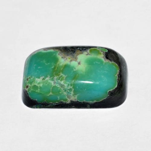 Turquesa multicolorido natural 5,93ct, almofada cortada, opaco