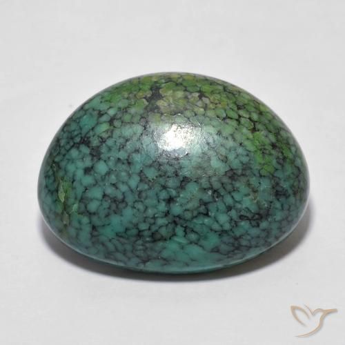 Turquesa Maçã verde Natural 8.63ct, Chique, Opaco