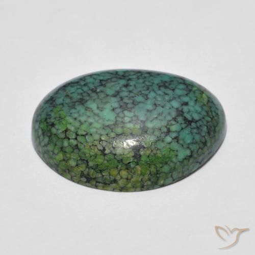 Turquesa Maçã verde Natural 8.63ct, Chique, Opaco