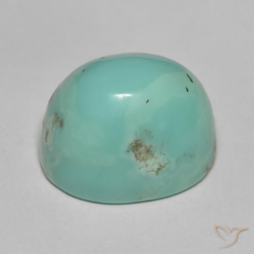 Turquesa Azul claro verde Natural 18.01ct, Corte Oval, Opaco