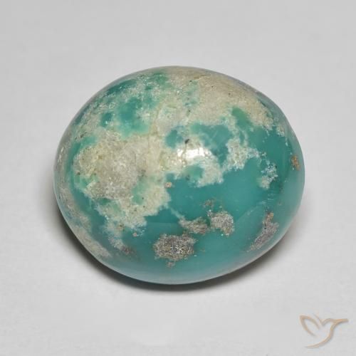 11.33ct Natural Teal Claro Turquesa, oval, Opaco