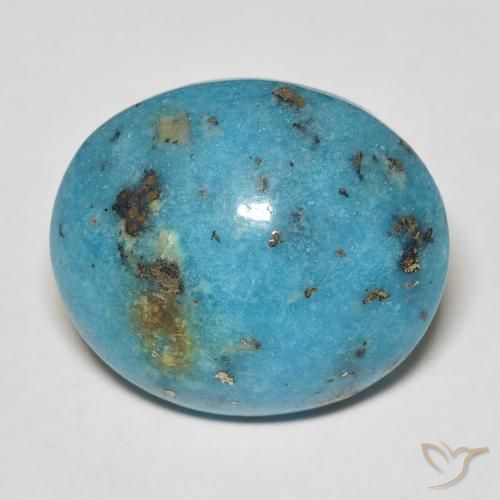 19.71ct Natural Cerceta Turquesa, oval, Opaco