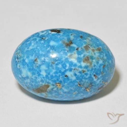24.33ct Natural Cerceta Turquesa, oval, Opaco