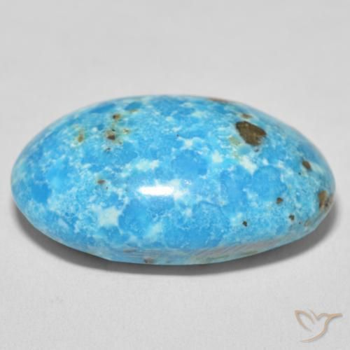 Turquesa Azul-esverdeado Natural 29.13ct, oval, Opaco