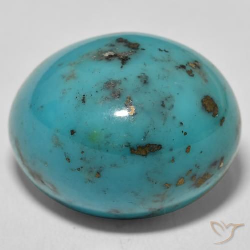39.89ct Natural Azul Esverdeado Médio Turquesa, oval, Opaco