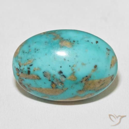 33.66ct Natural Verde azulado médio Turquesa, oval, Opaco