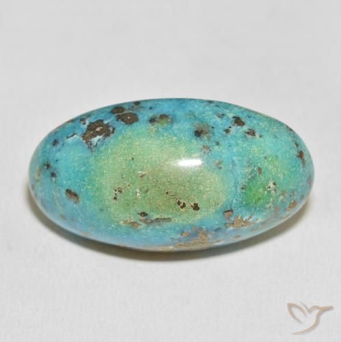 60.47ct Natural Verde azulado médio Turquesa, oval, Opaco