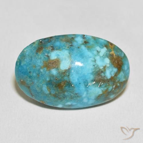 36.21ct Natural Azul-esverdeado Turquesa, oval, Opaco