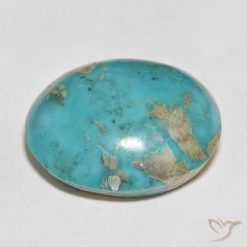 Turquesa Verde azulado Natural 82.19ct, oval, Opaco