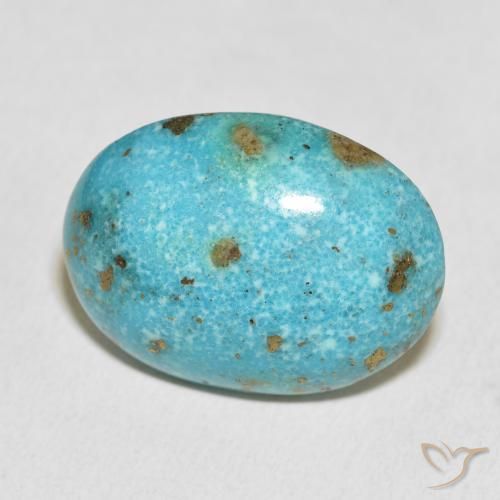 Turquesa Azul verde Natural 27.71ct, oval, Opaco