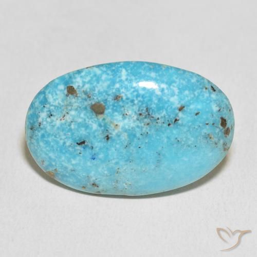 27.38ct Natural Azul-esverdeado Turquesa, oval, Opaco