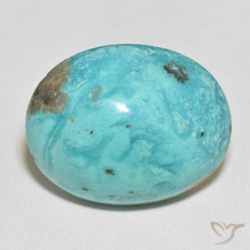 54.14ct Natural Verde azulado médio Turquesa, oval, Opaco