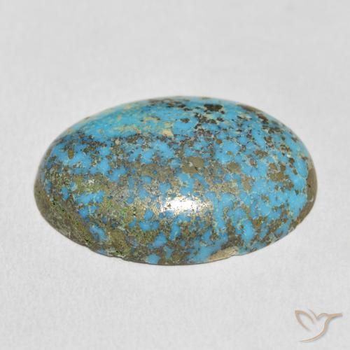 Turquesa Azul-esverdeado Natural 31.32ct, oval, Opaco