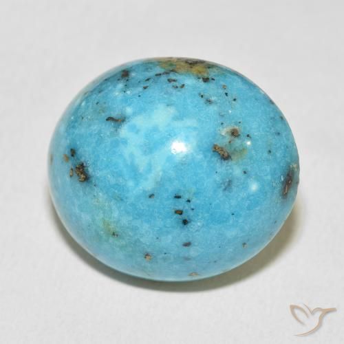 Turquesa Azul verde Natural 36.93ct, oval, Opaco