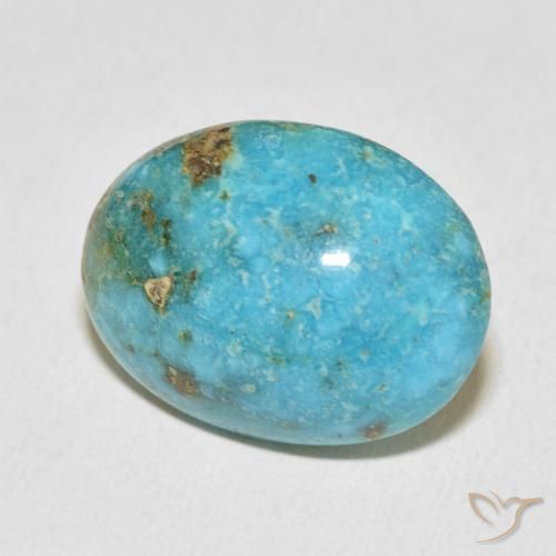 Turquesa Azul verde Natural 23.95ct, oval, Opaco