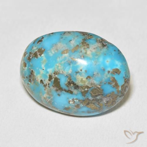 Turquesa Azul-esverdeado Natural 29.61ct, oval, Opaco