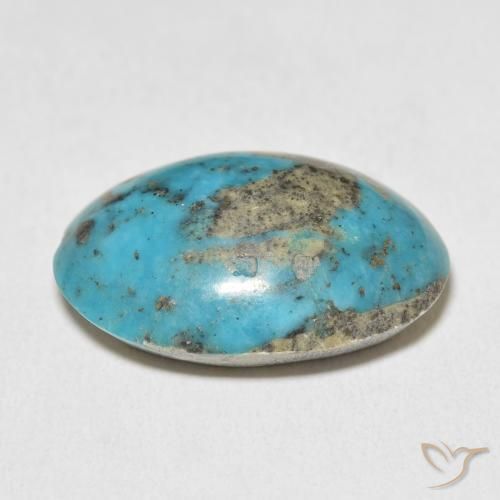 Turquesa Azul esverdeado Natural 27.39ct, oval, Opaco