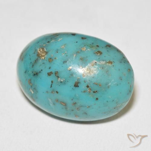 Turquesa Verde azulado Natural 31.22ct, oval, Opaco