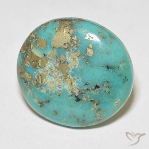 Turquesa Azul esverdeado Natural 23.46ct, oval, Opaco