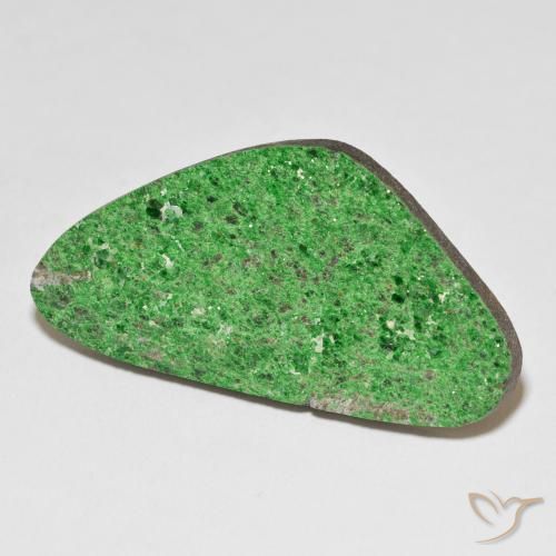 Uvarovita Garnet Drusy trevo verde Natural 56.13ct, Chique, Opaco