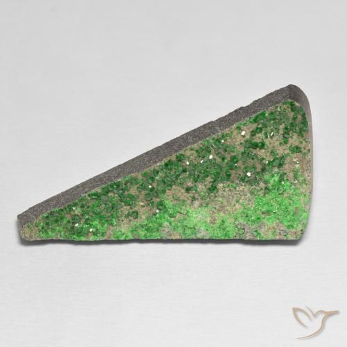 51.09ct Natural Verde Uvarovita Garnet Drusy, Chique, Opaco