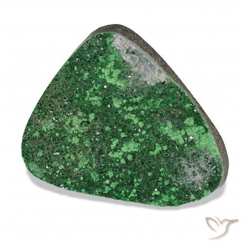 Uvarovita Garnet Drusy Verde Natural 32.90ct, Chique, Opaco