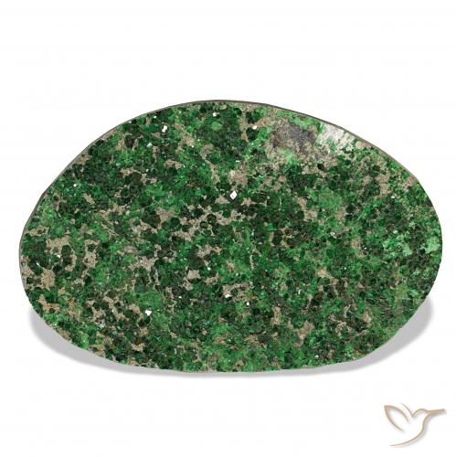 Uvarovita Garnet Drusy Verde Natural 64.66ct, Chique, Opaco