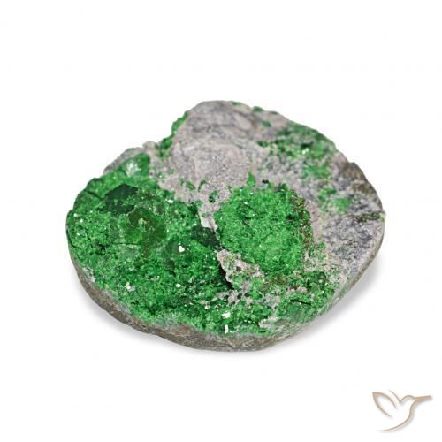 Uvarovita Garnet Drusy Deep Earthy Green Natural 10.13ct, Chique, Opaco