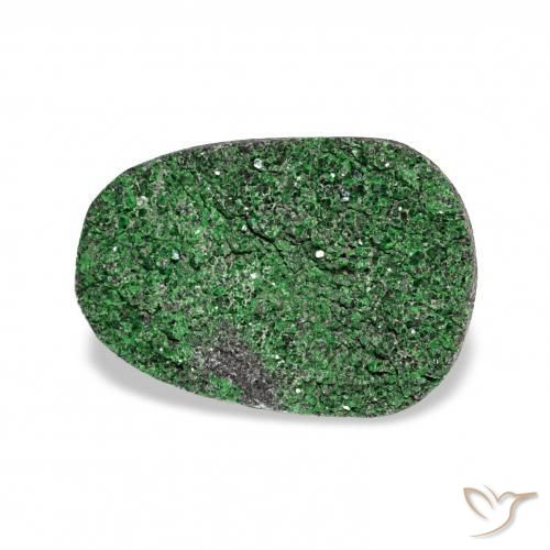 Uvarovita Garnet Drusy Verde Natural 5.96ct, Chique, Opaco