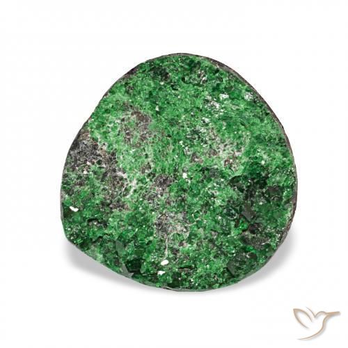 Uvarovita Garnet Drusy Verde Natural 5.47ct, Chique, Opaco