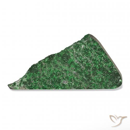 90.90ct Verde Uvarovita Garnet Drusy, Chique, Opaco