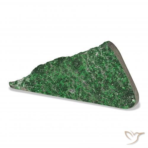 Uvarovita Garnet Drusy Verde Natural 90.90ct, Chique, Opaco