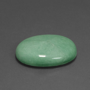 Variscita verde natural 18,47ct, corte oval, opaco