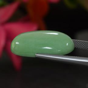 Variscita verde natural 21,86ct, corte oval, opaco