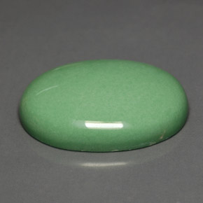 Variscita verde natural 19,28ct, corte oval, opaco