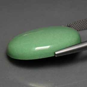 Variscita verde natural 19,28ct, corte oval, opaco